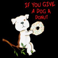 If You Give A Dog A Donut Flatbill Hat