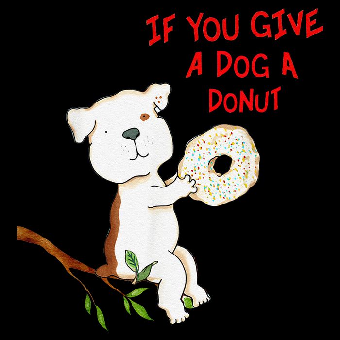 If You Give A Dog A Donut 16 in Basic Backpack