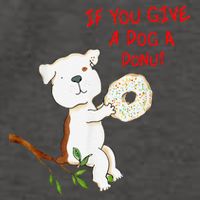 If You Give A Dog A Donut Vector Backpack