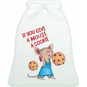 If You Give A Mouse A Cookie Ceramic Bell Ornament