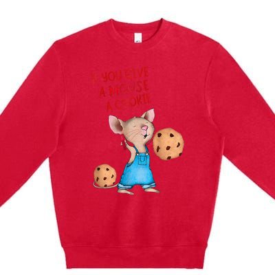 If You Give A Mouse A Cookie Costume Halloween Premium Crewneck Sweatshirt