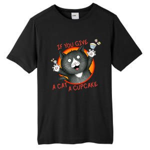 If You Give A Cat A Cupcake Tall Fusion ChromaSoft Performance T-Shirt