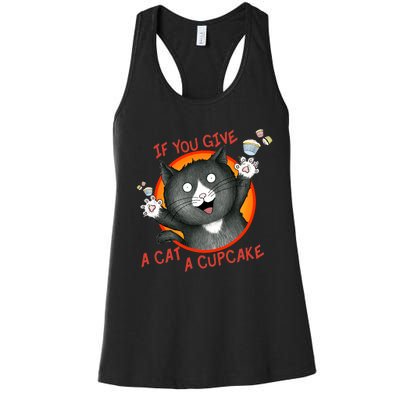 If You Give A Cat A Cupcake Women's Racerback Tank