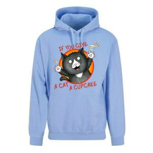 If You Give A Cat A Cupcake Unisex Surf Hoodie