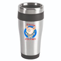 If You Give A Pig A Party Birthday Decorations 16oz Travel Tumbler