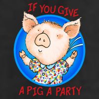 If You Give A Pig A Party Birthday Decorations Golf Towel