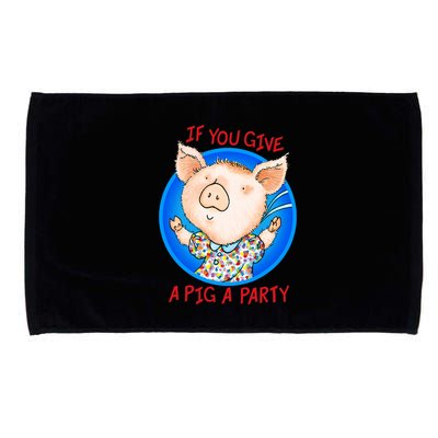 If You Give A Pig A Party Birthday Decorations Microfiber Hand Towel