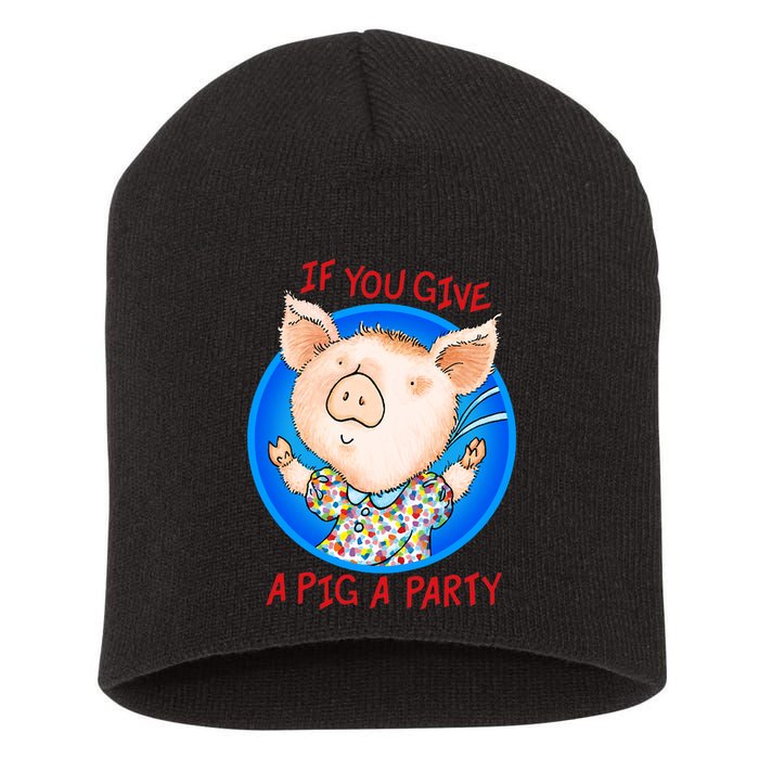 If You Give A Pig A Party Birthday Decorations Short Acrylic Beanie