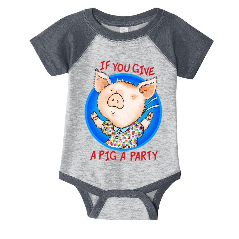 If You Give A Pig A Party Birthday Decorations Infant Baby Jersey Bodysuit