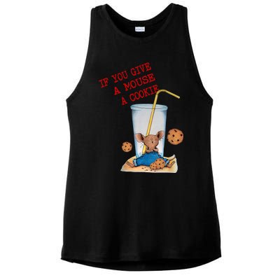 If You Give Mouse A Cookie Ladies PosiCharge Tri-Blend Wicking Tank