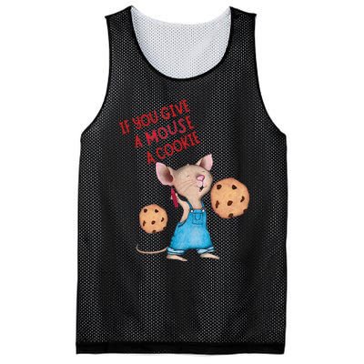 If You Give A Mouse A Cookie Mesh Reversible Basketball Jersey Tank