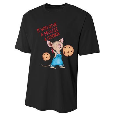 If You Give A Mouse A Cookie Performance Sprint T-Shirt