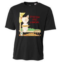 If You Give A Pig A Pancake Cooling Performance Crew T-Shirt