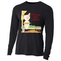 If You Give A Pig A Pancake Cooling Performance Long Sleeve Crew