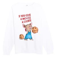 If You Give A Mouse A Cookie Costume Halloween Premium Crewneck Sweatshirt