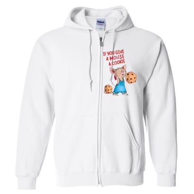 If You Give A Mouse A Cookie Costume Halloween Full Zip Hoodie