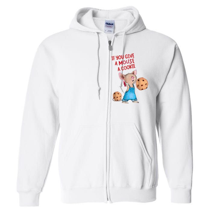 If You Give A Mouse A Cookie Costume Halloween Full Zip Hoodie