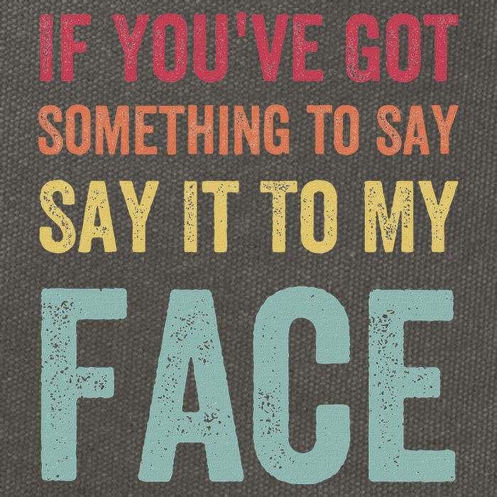 If YouVe Got Something To Say It To My Face Kamala Harris Cotton Canvas Backpack