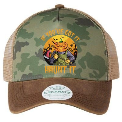 If You've Got It Haunt It Pumpkin Legacy Tie Dye Trucker Hat