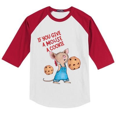 If You Give A Mouse A Cookie Kids Colorblock Raglan Jersey