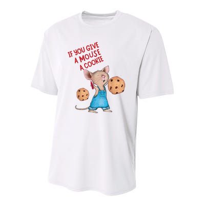 If You Give A Mouse A Cookie Youth Performance Sprint T-Shirt