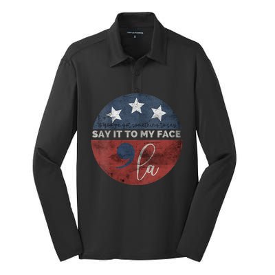 If YouVe Got Something To Say Say It To My Face Kamala Silk Touch Performance Long Sleeve Polo