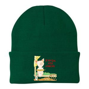 If You Give A Pig A Pancake Knit Cap Winter Beanie