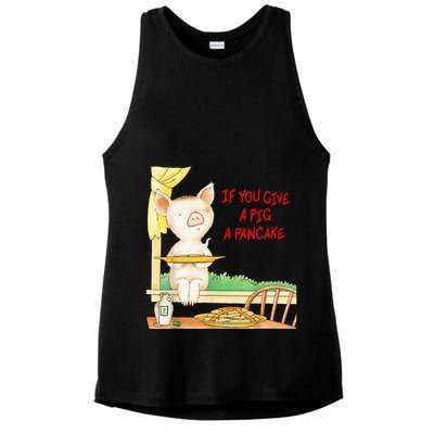 If You Give A Pig A Pancake Ladies PosiCharge Tri-Blend Wicking Tank