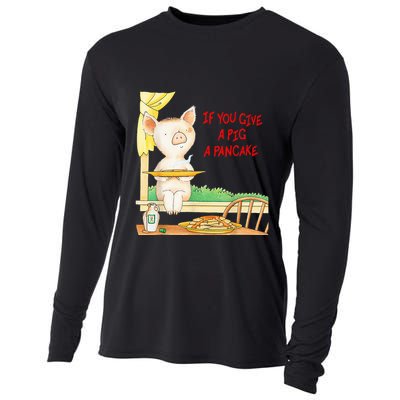 If You Give A Pig A Pancake Cooling Performance Long Sleeve Crew
