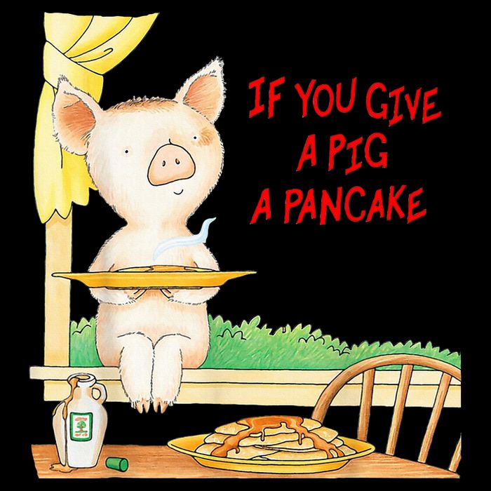 If You Give A Pig A Pancake Pom Pom 12in Knit Beanie