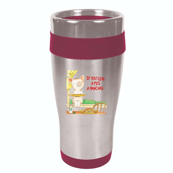 If You Give A Pig A Pancake 16oz Travel Tumbler
