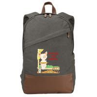 If You Give A Pig A Pancake Cotton Canvas Backpack