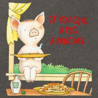 If You Give A Pig A Pancake Cotton Canvas Backpack