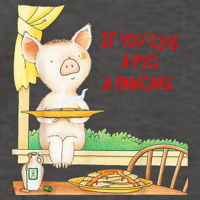 If You Give A Pig A Pancake Vector Backpack