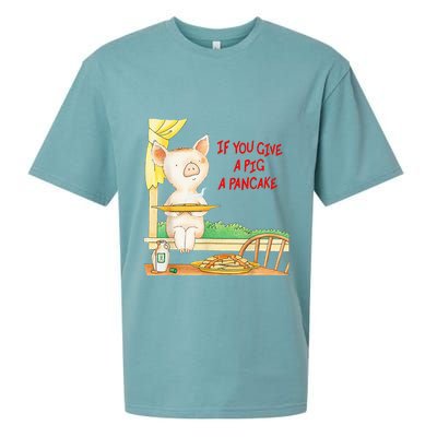 If You Give A Pig A Pancake Sueded Cloud Jersey T-Shirt