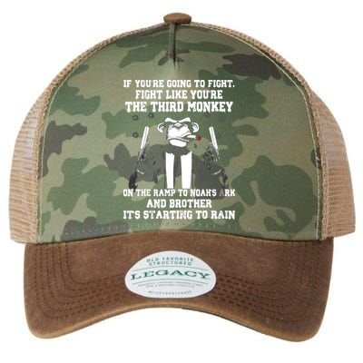 If Youre Going To Fight Fight Like Third Monkey Legacy Tie Dye Trucker Hat