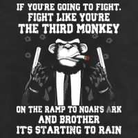 If Youre Going To Fight Fight Like Third Monkey Trucker Hat