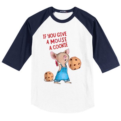 If You Give A Mouse A Cookie Costume Halloween Baseball Sleeve Shirt