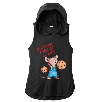 If You Give A Mouse A Cookie Ladies PosiCharge Tri-Blend Wicking Draft Hoodie Tank