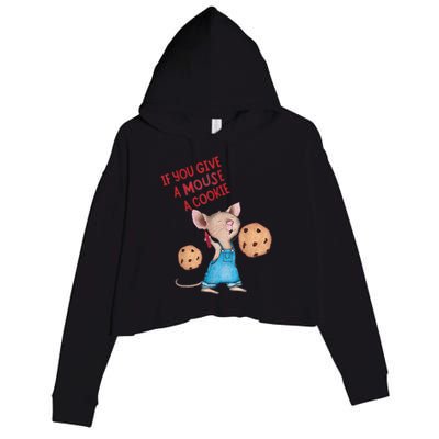 If You Give A Mouse A Cookie Crop Fleece Hoodie