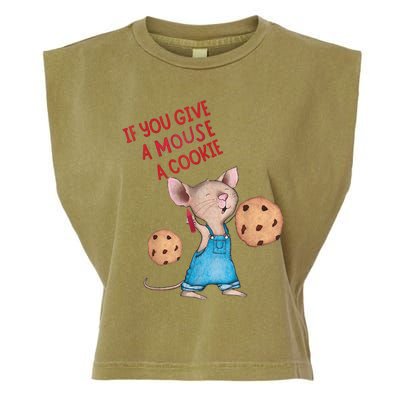 If You Give A Mouse A Cookie Garment-Dyed Women's Muscle Tee