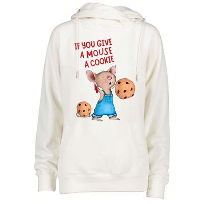 If You Give A Mouse A Cookie Costume Halloween Womens Funnel Neck Pullover Hood