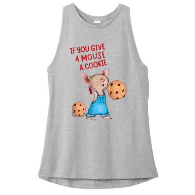 If You Give A Mouse A Cookie Costume Halloween Ladies PosiCharge Tri-Blend Wicking Tank