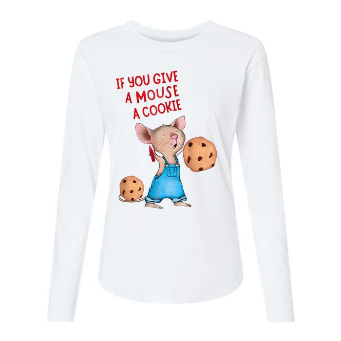 If You Give A Mouse A Cookie Costume Halloween Womens Cotton Relaxed Long Sleeve T-Shirt