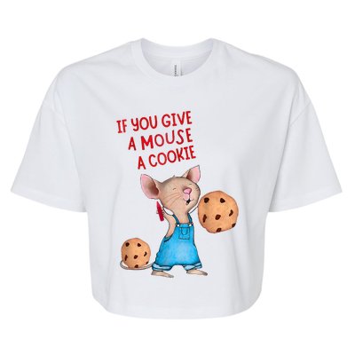 If You Give A Mouse A Cookie Costume Halloween Bella+Canvas Jersey Crop Tee