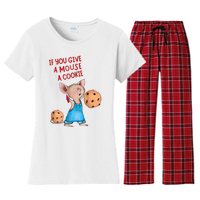 If You Give A Mouse A Cookie Costume Halloween Women's Flannel Pajama Set