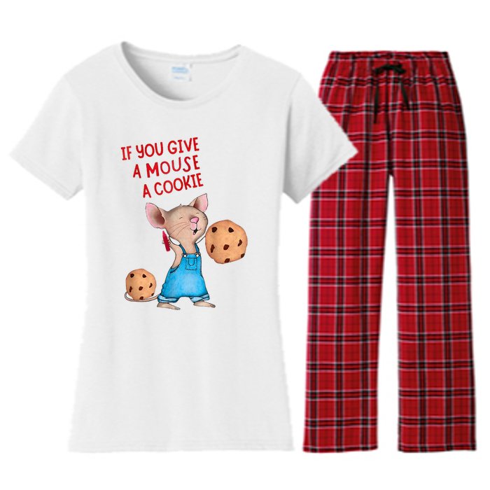 If You Give A Mouse A Cookie Costume Halloween Women's Flannel Pajama Set