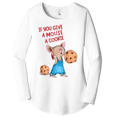 If You Give A Mouse A Cookie Costume Halloween Women's Perfect Tri Tunic Long Sleeve Shirt