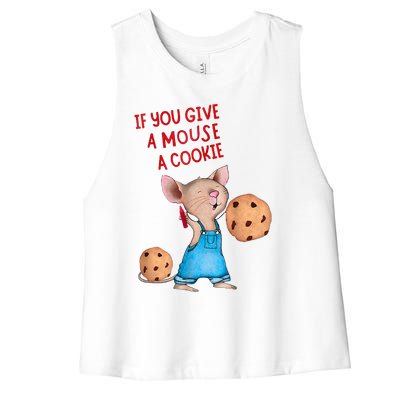 If You Give A Mouse A Cookie Costume Halloween Women's Racerback Cropped Tank