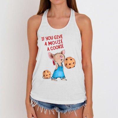 If You Give A Mouse A Cookie Costume Halloween Women's Knotted Racerback Tank